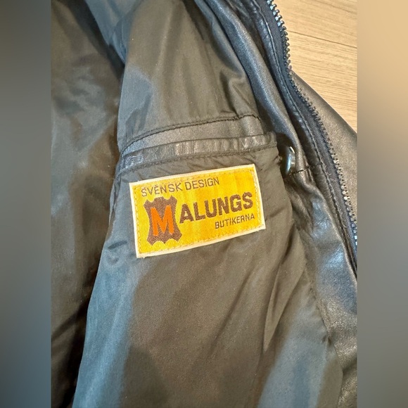 Malungs Vintage Made In Sweden Men's Leather. Size EU 46;US 36 - Picture 3 of 6